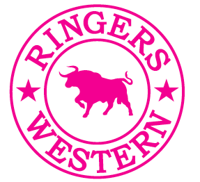 Ringers Western Vinyl Sticker Pink